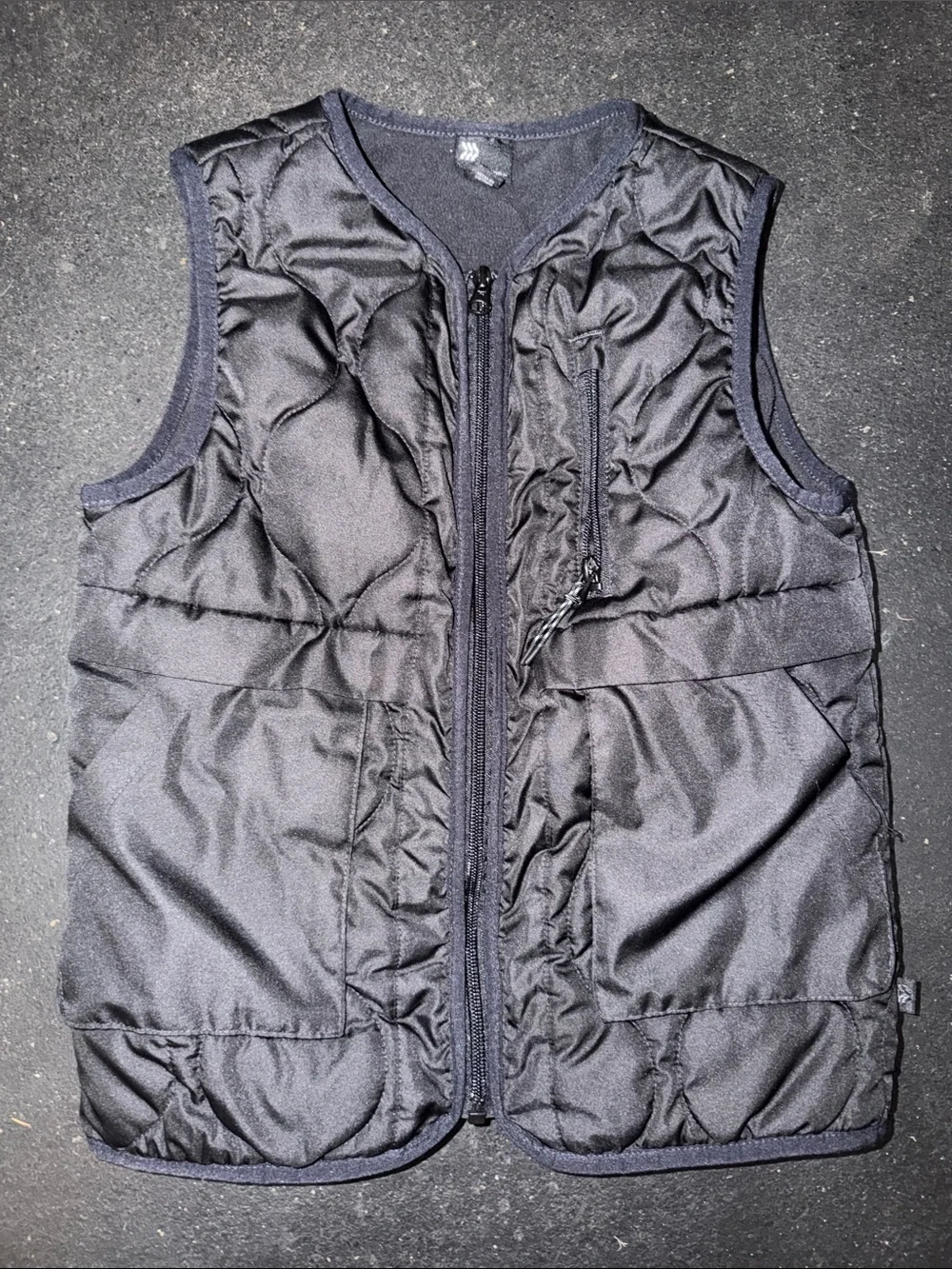 all in motion Black Quilted Kids Vest